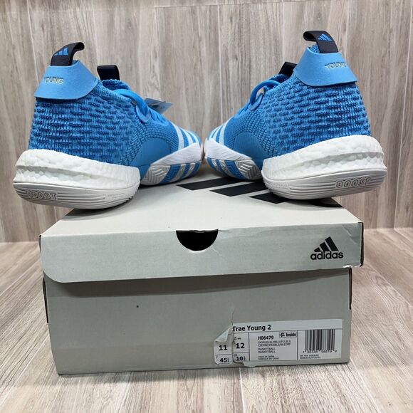 Adidas Trae Young 2 Sky Rush Blue New HO6479 Men's size US 11 - Picture 7 of 9